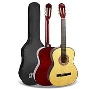 3rd Avenue Guitare Classique 4/4 Taille Standard pour Débutants avec Cordes en Nylon et Housse de Transport - Naturel