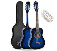 3rd Avenue Guitare Classique Pour Enfants Taille 1/4 Avec Cordes En Nylon Espagnol Pour Débutant - 6 Mois De Cours Gratuits, Sac, Cordes - Bleu