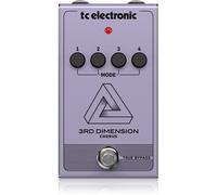 TC Electronic 3RD DIMENSION CHORUS Recréation de Pédale de Chorus Vintage Analogique avec Sélection d’Effets par 4 Boutons et Circuit BBD