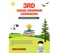 3rd Grade Grammar Workbook: Clear Lessons, Practice Activities, Review Checkpoints, and Answer Key - Grade 3 Homeschool Curriculum English Language Arts for Kids Ages 8-9