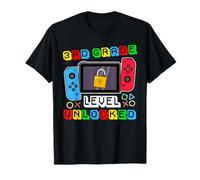 3rd Grade Level Unlocked Gamer Back to School Boy T-Shirt