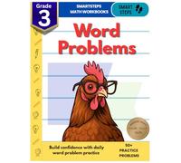 3rd Grade Math Word Problems Workbook: Build Confidence with Addition, Subtraction, Multiplication & Fractions