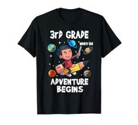 3rd Grade Where The Adventure Begins Back to School for Boys T-Shirt Graphique avec Valeur