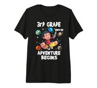 3rd Grade Where The Adventure Begins Back to School for Boys T-Shirt Haut de Gamme