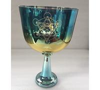 3rd octave shinny mixed color chalice A note perfect pitch 432Hz for sound healing.