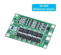 3S 60A Balance 3S 4S 40A 60A Li-ion Lithium batterie chargeur Protection conseil 18650 BMS pour perceuse moteur 11.1V 12.6V/14.8V 16.8V améliorer l'équilibre