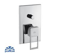 3S PAFFONI EFFE EF015 CR MITIGEUR CARRÉ DOUCHE BAIN A ENCASTRER AVEC INVERSEUR