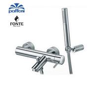 3S PAFFONI LIGHT LIG023 CR MITIGEUR BAIGNOIRE BAIN MURAL DOUCHETTE FLEXIBLE