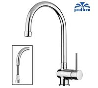 Paffoni Mitigeur évier Stick SK185 – pivotant avec douchette extractible CR