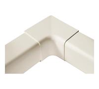 3S SuperSamaStore Angle Intérieur pour Goulotte de Climatiseur, Raccord Coude 90°, PVC Blanc RAL 9010 Antichoc Anti-UV Autoextinguible, 80x60 mm, 6 Pièces