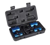 3S SuperSamaStore Débavureuse Universelle Professionnelle pour Tuyau Multicouche Ø16-20-26-32 mm, Calibreur Interne et Externe, Set Débavureuse avec Mallette et 4 Têtes