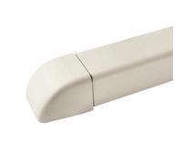 3S SuperSamaStore Embout Terminal pour Goulotte de Climatiseur, Élément de Fermeture d’Extrémité Goulotte 60x45 mm, PVC Blanc Ral 9001, Anti-Choc UV, Autoextinguible V0-12 Pièces