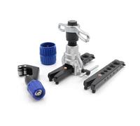 3S SuperSamaStore Évasoir Professionnel en Mallette avec Embrayage et Cliquet, Matrice Métrique et en Pouces, Pointe Excentrique, Coupe-Tube 4-28 mm et Ébavureur