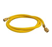 3S SuperSamaStore Fouet Professionnel 1/4" Sae x 1/4" Sae avec Poussoir, Tuyau Flexible de 300 cm pour Interventions Techniques de Vide et Recharge de Gaz Réfrigérants