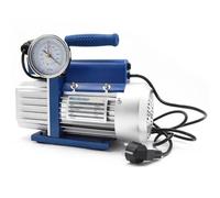 Pompe à Vide Professionnelle Mono-étagée, 42 Lt/Min, Pompe à Vide avec Électrovanne et Vacuomètre pour Installateurs et Agents de Maintenance