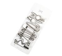 3Set 28pc Silver Hairpins For Women Star Hair Clip Multiple Styles Seamless Duckbill Girls Accessoires(A2-8pcs)