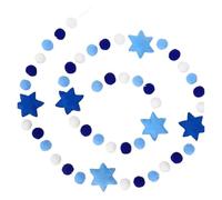 3set Felt Six-pointed Star Garland Pour Maison