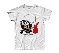 3styler Calimero T-shirt homme 2 - Le poussin All Black - Carrousel - Ligne classique - 100 % coton 185 g/m², Blanc, Large