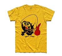 3styler Calimero T-shirt homme 2 - Le poussin All Black - Carrousel - Ligne classique - 100 % coton 185 g/m², jaune, XL
