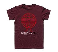 3styler Kobayashi T-shirt pour homme en porcelaine - Les suspects habituels - The Usual Suspects - Ligne classique - 100 % coton 185 g/m², bordeaux, XL