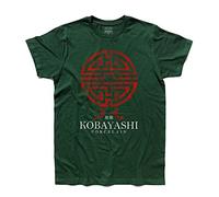 3styler Kobayashi T-shirt pour homme en porcelaine - Les suspects habituels - The Usual Suspects - Ligne classique - 100 % coton 185 g/m², vert, Large