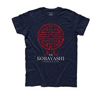 3styler Kobayashi T-shirt pour homme en porcelaine - Les suspects habituels - The Usual Suspects - Ligne classique - 100 % coton 185 g/m², bleu, XL