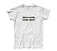 3styler T-Shirt Homme Flèches Alchemy - Mark Knopfler, Blanc, XXL