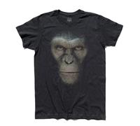3styler T-shirt homme singe abeille - Planète Cesar - Film Cult Shirt - Ligne Classic - 100 % coton 185 g/m², Noir , Medium