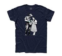 3stylershop T-Shirt Homme Dorothy et Il Policier Inspiré Banksy - Bleu, L
