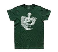 3stylershop Tee-Shirt Homme Jim Morrison - The Doors - Vert Bosco, M
