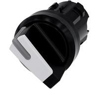 3SU1002-2BF60-0AA0, éclairage, 22 mm, rond, plastique, blanc, bouton, modèle court, 2 positions O-I, serrure, angle 90°, emballage d'origine, jamais utilisé, en stock, expédition maintenant.