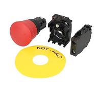 3SU1100-1HB20-1FH0 | SIEMENS EMERGENCY STOP MUSHROOM PUSHBUTTON, 22 MM, ROUND, PLASTIC, RED, 40 MM, POSITIVE LATCHING, AC