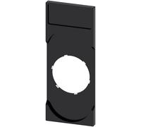 3SU1900-0AK10-0AA0, support d'étiquettes, 22 mm, pour double bouton, plat, noir, convient pour étiquette 12,5 mm x 27 mm, emballage d'origine, jamais utilisé, en stock, expédition maintenant.