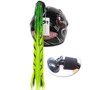 3T-SISTER Queue De Cheval Tressée De Casque De Moto Ponytail Decoration Casque De Moto Perruque De Casque 24 Pouces 1 pièces