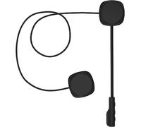 3T6B Casque de Moto Bluetooth 5.0 pour Casque de Moto, Mains Libres sans Fil, Haut-parleurs de Musique, contrôle des appels Microphones, écouteurs Anti-interférences (Noir)