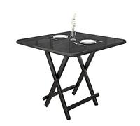 3UOOWWFA Table carrée pliante, table de salle à manger/table de loisirs/table d'affaires, table de camping pratique, 7 couleurs (G 60 cm) (G 80 cm)