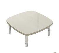 3UOOWWFA Table pliante carrée basse de style japonais, table d'étude, table à manger, petit bureau pour tatami, chambre à coucher, baie vitrée (G 70 cm) (A 80 cm)