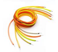 3V LED Flexible Ultra Slim Filament Spiral Bulbe Filament Rétro Edison Pièces Diode Light Strip Decoration DIY,Bleu,600 Mm - 24v 5pcs
