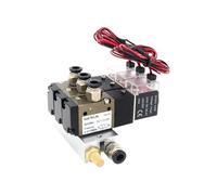 3V110-06-NC Bloc de station d'électrovanne normalement fermé avec accessoires de silencieux Collecteur de base CC 12 V CC 24 V CA 110 V CA 220 V 3 ports
