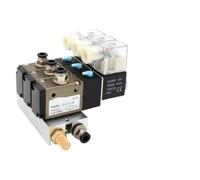 3V210-08-NC Normally Closed Manifold Stations DC 12v 24v AC 110v 220v With Silencer Fitting 3 Port 2 Position Solenoid Valve(AC110V 8mm fittings)
