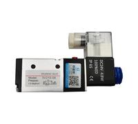 3V210-08 Pneumatic Electric Solenoid Valve 3 Way 2 Position Control Air Gas Magnetic Valve 12V 24V 220V Coil Volt Hose Fittings(3V210 08 AC110V,With 8mm fittin)