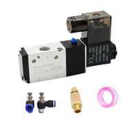 3V210-08 Pneumatic Solenoid Valve 3 Way 2 Position Air Directional Control DC12V DC24V AC110V AC220V(SL 4mm Adjust,DC24)