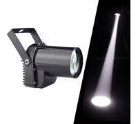 3W Blanc Projecteur Pour Boule À Facettes Lumiere Pour Boule A Facette Avec Moteur, Boule À Facette Scene De Spectacle Lumiere Disco, Spot Led Directionnel Faisceau Pinspot Lumiere De Poursuite