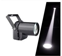 3w Blanc Projecteur pour Boule à Facettes Lumiere pour Boule a Facette avec Moteur, Boule à Facette Scene de Spectacle Lumiere Disco, Spot Led Directionnel Faisceau Pinspot Lumiere de Poursuite