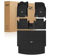 3W Kit de Tapis de Voiture et de Tapis de Coffre pour Nissan X-Trail 2021 2022-2025, Tapis de Sol en TPE antidérapant imperméable Compatibles avec Nissan X-Trail