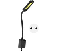 3W -LED -Lumière LED avec 15 perles de lampe Aimant col de cygne flexible pour surfaces métalliques Prise UE