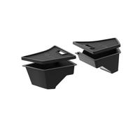 3W Lot de 4 bacs de rangement de voiture sur mesure pour Tesla Model 3 Highland 2024 2025 en TPE toutes saisons - Boîtes de rangement pour coffre arrière - Boîte latérale intérieure étanche et facile