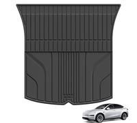 3W Tapis de Coffre pour Tesla Model Y 2025 2026 juniper/2020-2024, Imperméable Résistant Tapis Protection Coffre de Chien en TPE, Résiste aux Chocs Tapis Coffre Arrière pour Tesla