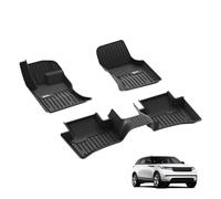 3W Tapis de sol pour Range Rover Velar L560 2017-2025 2026, TPE, toutes saisons, tapis en caoutchouc sur mesure pour Range Rover Velar 1ère et 2ème rangées Ensemble complet de tapis de sol de voiture