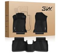 3W Tapis de sol pour Subaru Outback 2027 2026 | Tapis de sol en TPE résistant aux intempéries - Facile à nettoyer - 1ère et 2ème rangée - Noir